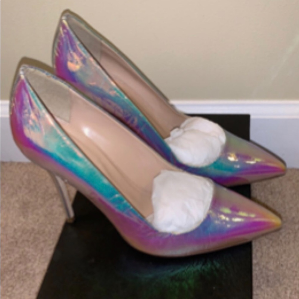 Roxie iridescent stiletto heels 7.5